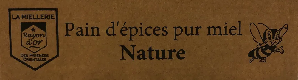 Pain d'épices pur miel Nature