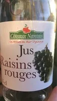 Jus raisins rouges