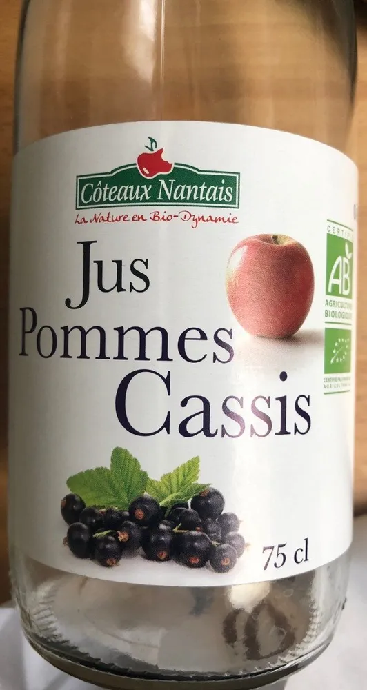 Jus pommes cassis