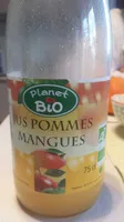 Jus de pommes mangues