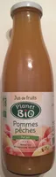 Jus de fruits pommes pêches pur jus