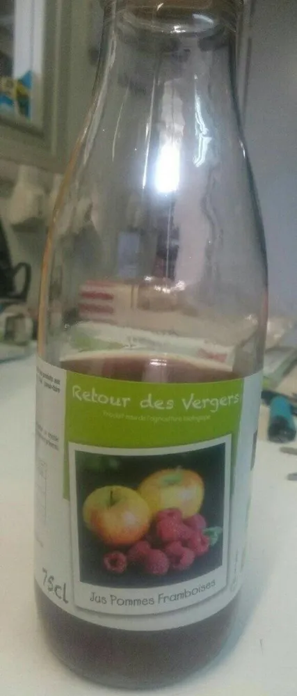 Jus Pommes Framboises