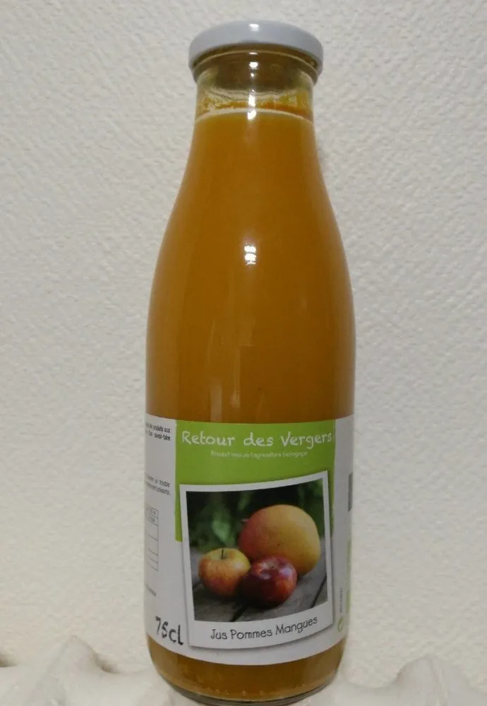 Jus pommes mangues