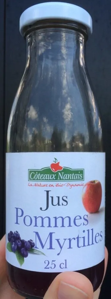 Jus Pommes Myrtilles
