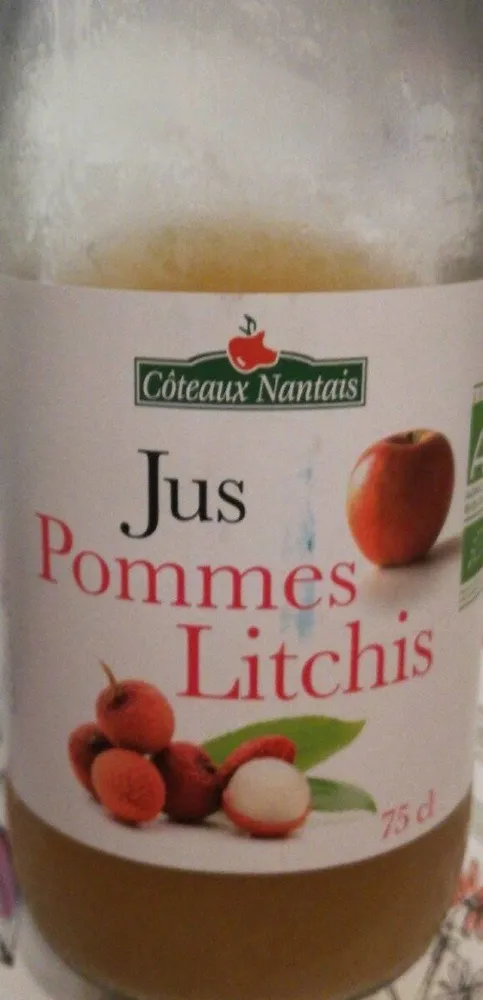 Jus pommes litchis