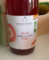 Jus de pomme a la chair rouge
