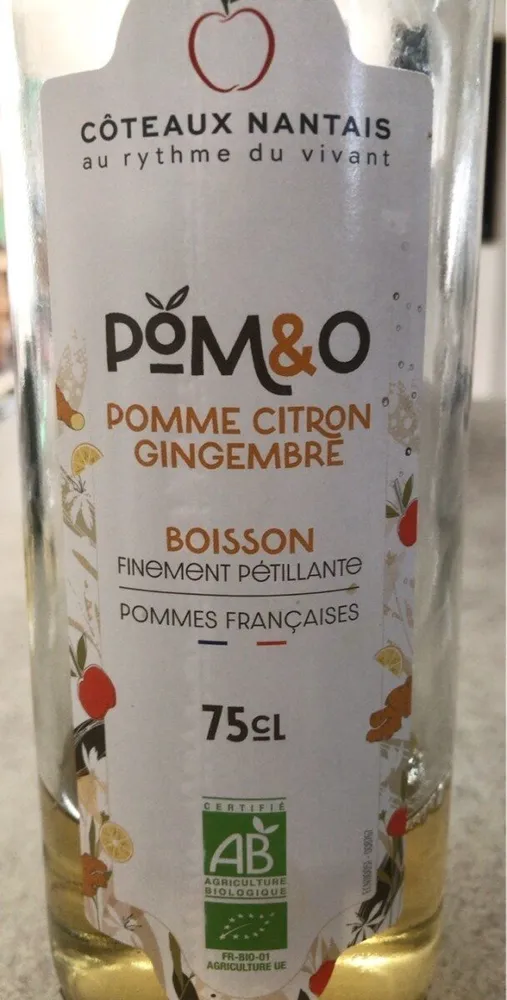 Pom&O pomme citron gingembre