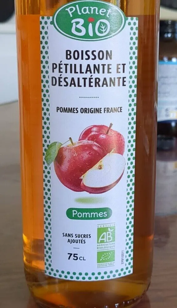 Boisson pétillante et désaltérante
