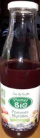 jus de fruits pommes myrtilles