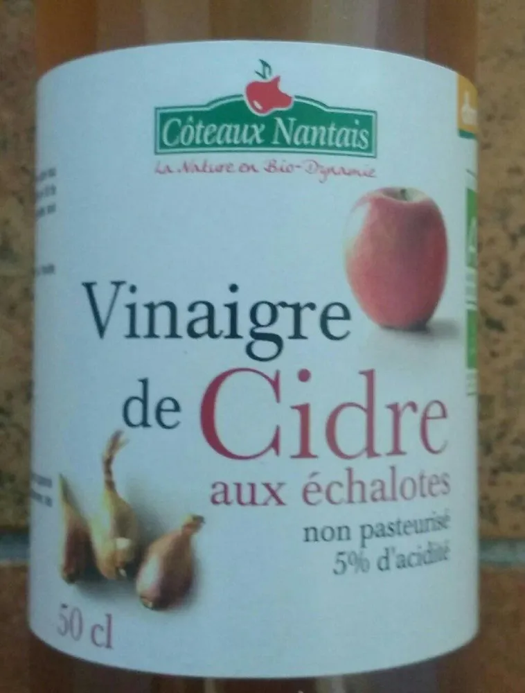 Vinaigre de cidre aux échalotes