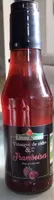 Vinaigre de cidre et jus de framboise