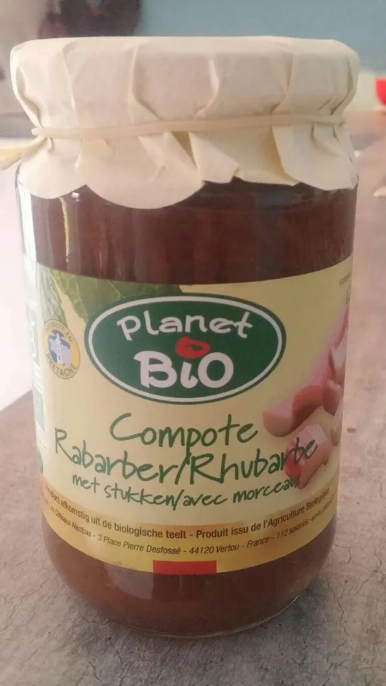 Compote rhubarbe