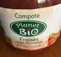 Compote de fraises bio