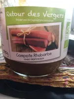 Compote rhubarbe avec morceaux