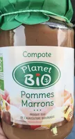 Compote pommes marron