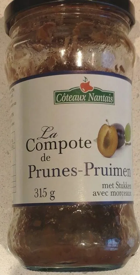 La compote de prunes-pruimen