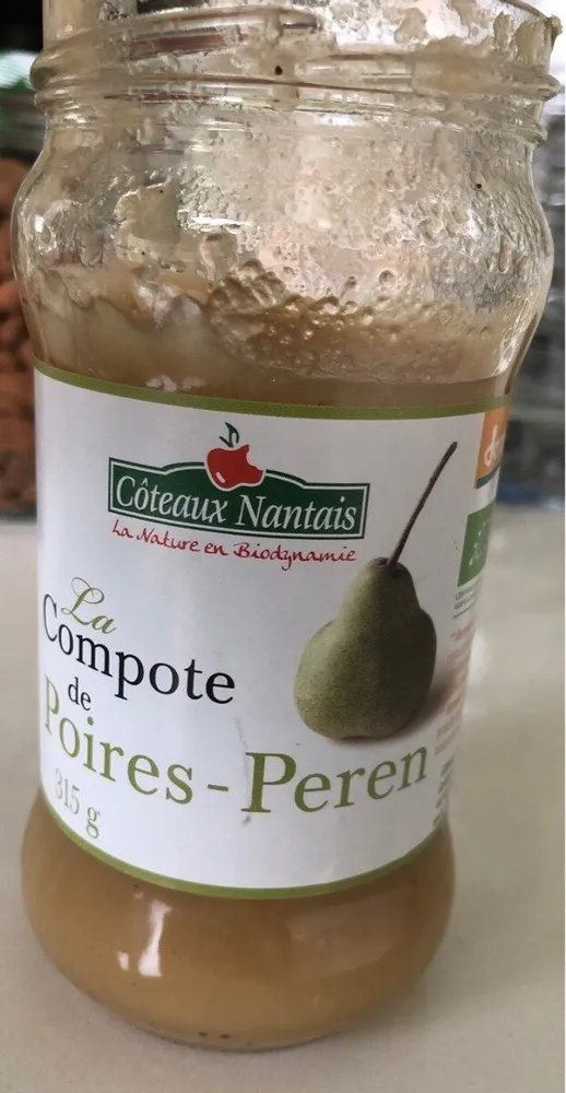 Compote de poires-peren