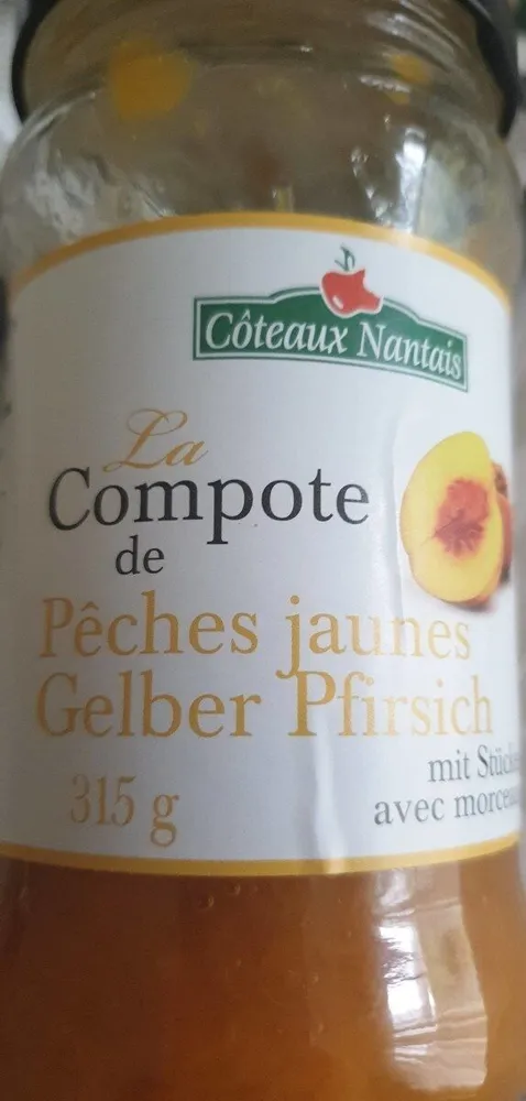 La Compote de Pêches jaunes