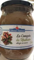 La compote de rhubarbe