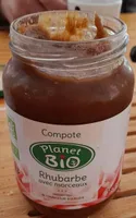 Compote pomme rubarbe