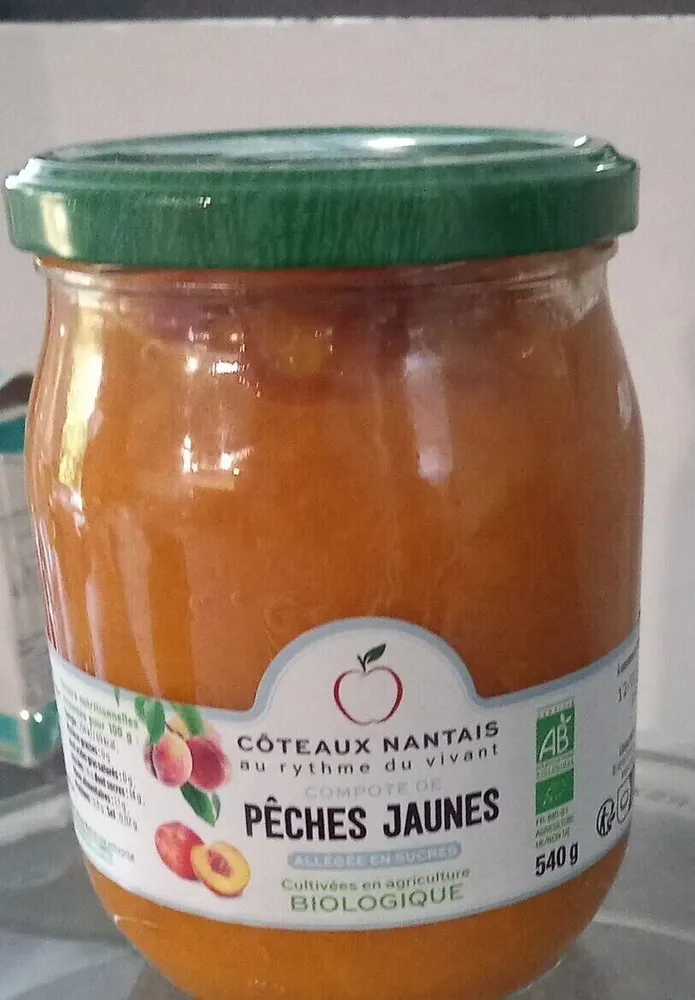COMPOTE DE PÊCHES JAUNES