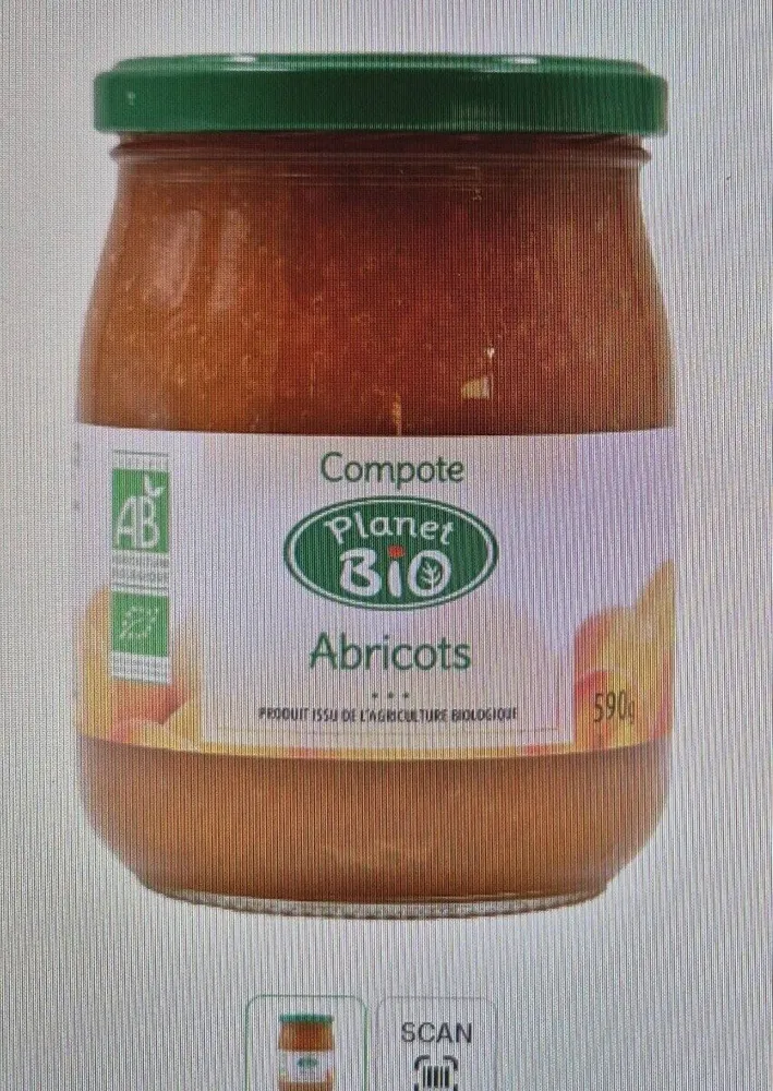 Dessert abricot bio