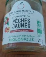 Compote de pêches jaunes