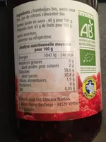 Confiture Planet Bio, Framboise