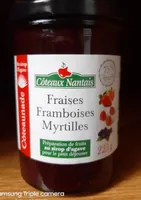Fraises framboises myrtilles