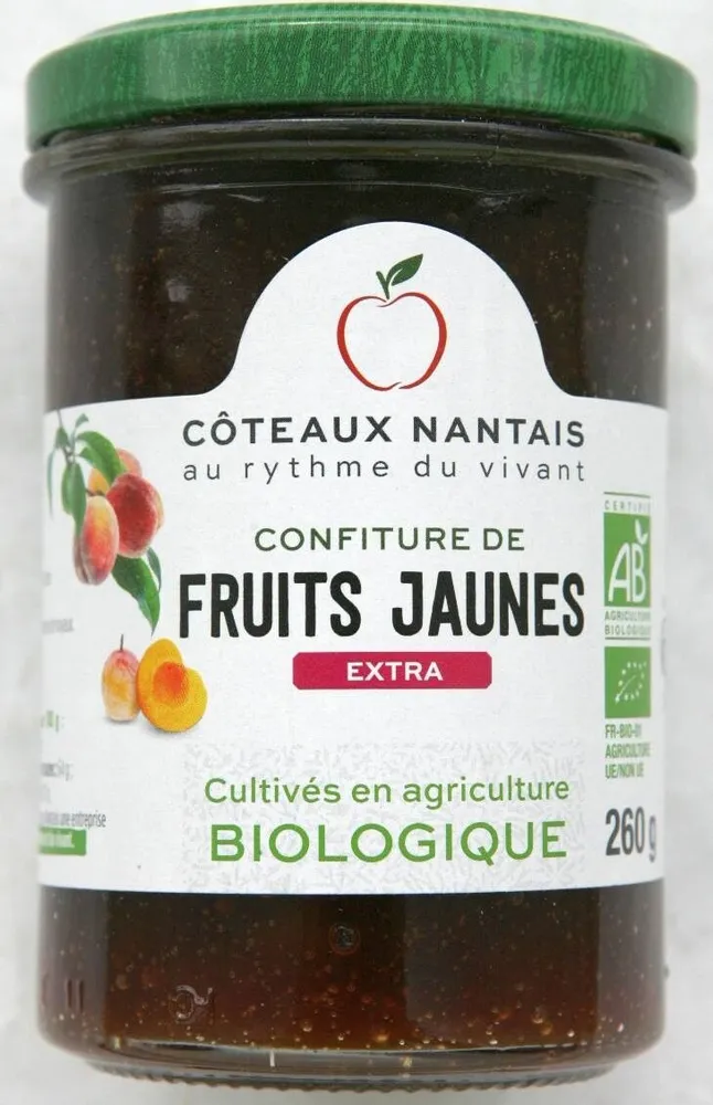 Confiture de fruits jaunes extra