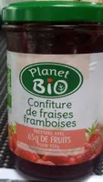 Confiture fraises framboises