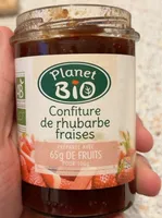Confiture de rhuberbe fraises