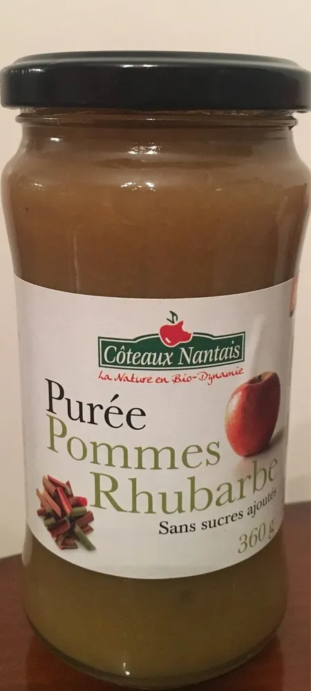 Purée Pomme-rhubarbe