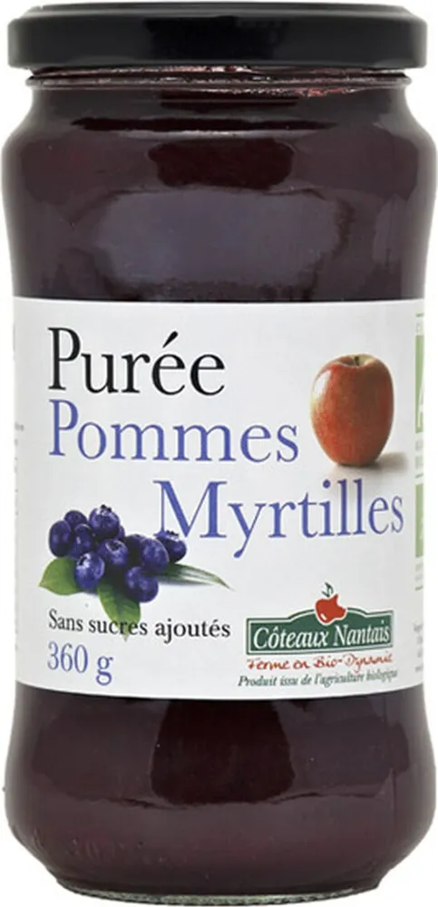 Purée De Pomme Myrtille