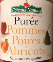 Purée Pommes Poires Abricots