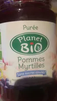 Purée pommes myrtilles