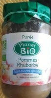 Purée pomme rhubarbe