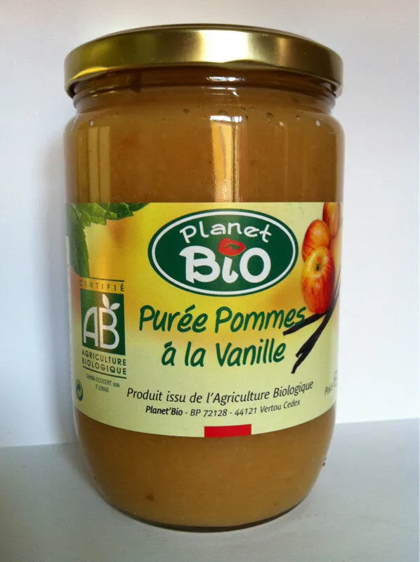 Planet Bio Purée Pommes Vanille