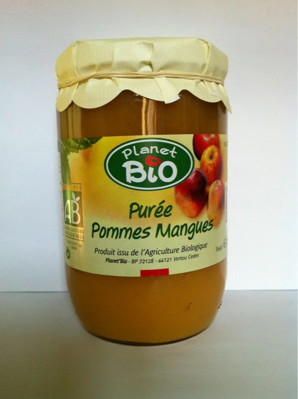 Compote Pomme Mangue sans Sucres Ajoutes