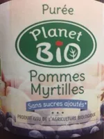 Puree pommes myrtilles Bio