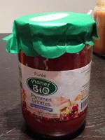 Purée pommes griottes