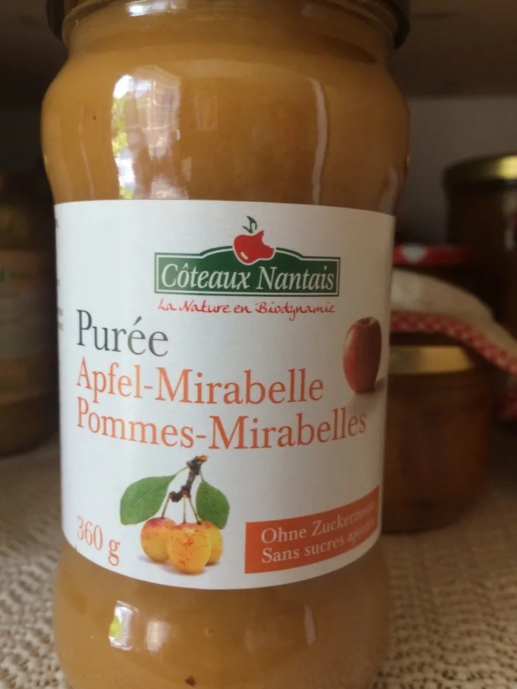 Puree mirabelle pomme
