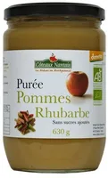Purée Pommes Rhubarbe
