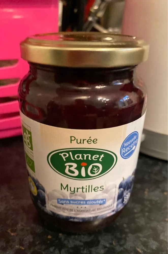 Purée myrtilles