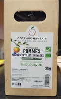 Purée pommes myrtilles