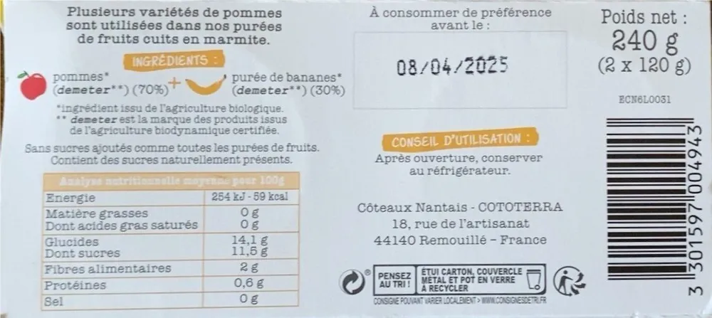 Le petit pot des coteaux