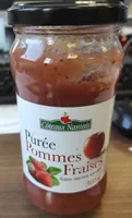 Purée pomme fraise