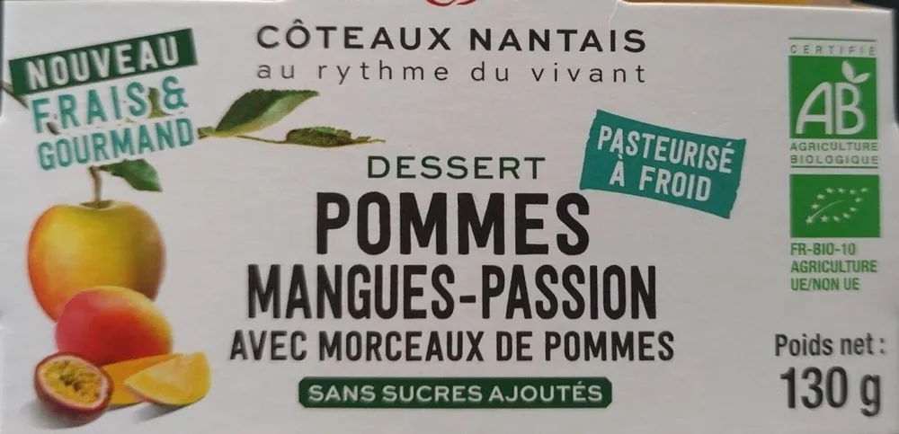 Dessert Pommes Mangues Passion