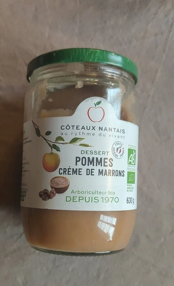 Dessert pommes crème de marrons