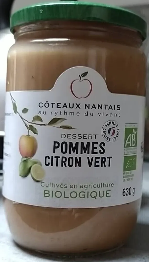 Dessert Pommes citron vert